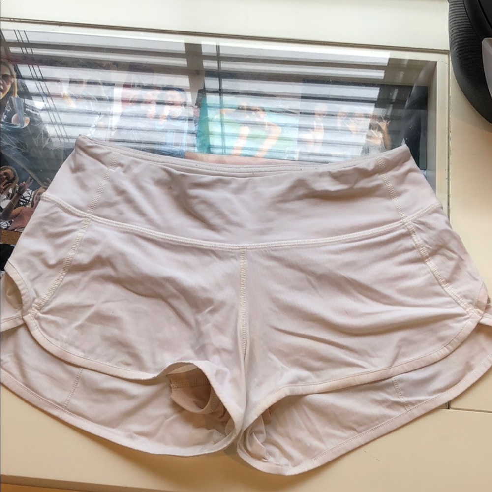 Lululemon white shorts
